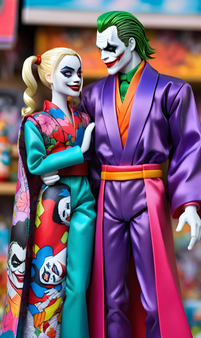samurai joker and harley