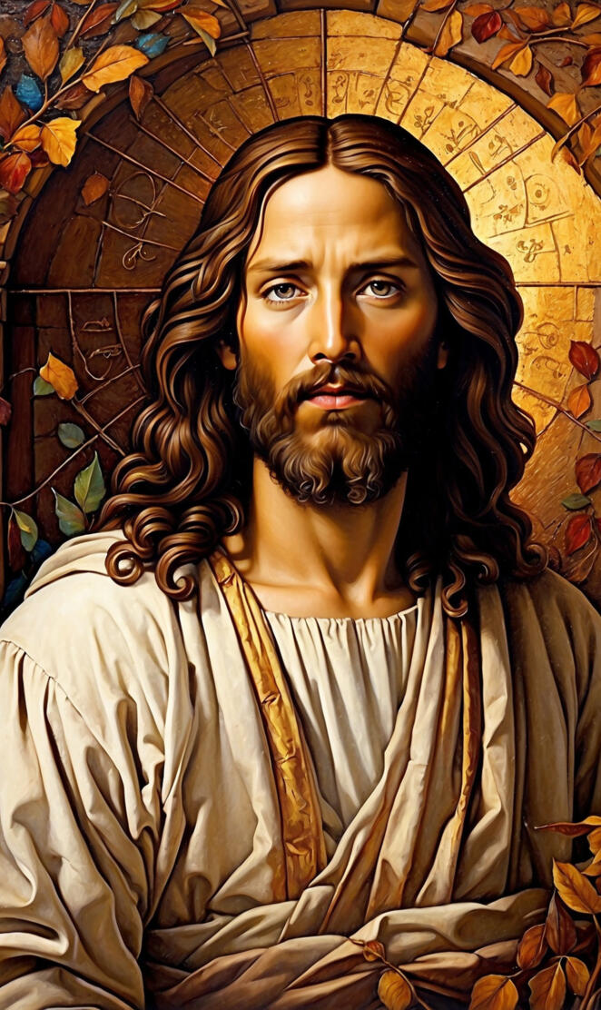 IIncredible attention to detail showcases the iconic figure of Jesus
