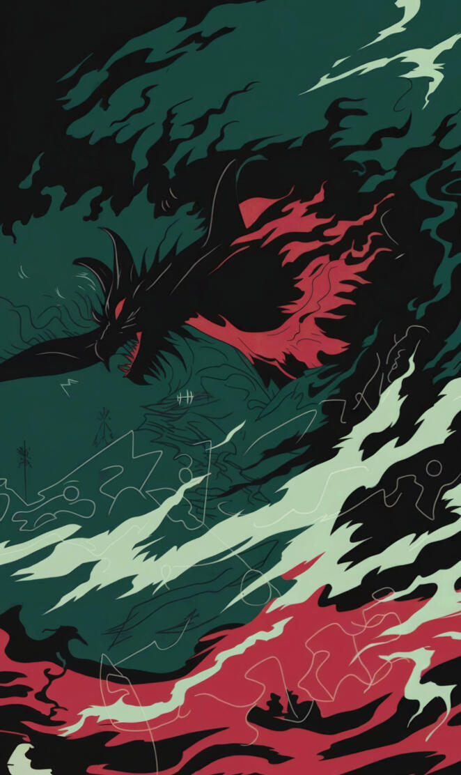 Dragon of the Dark Waves