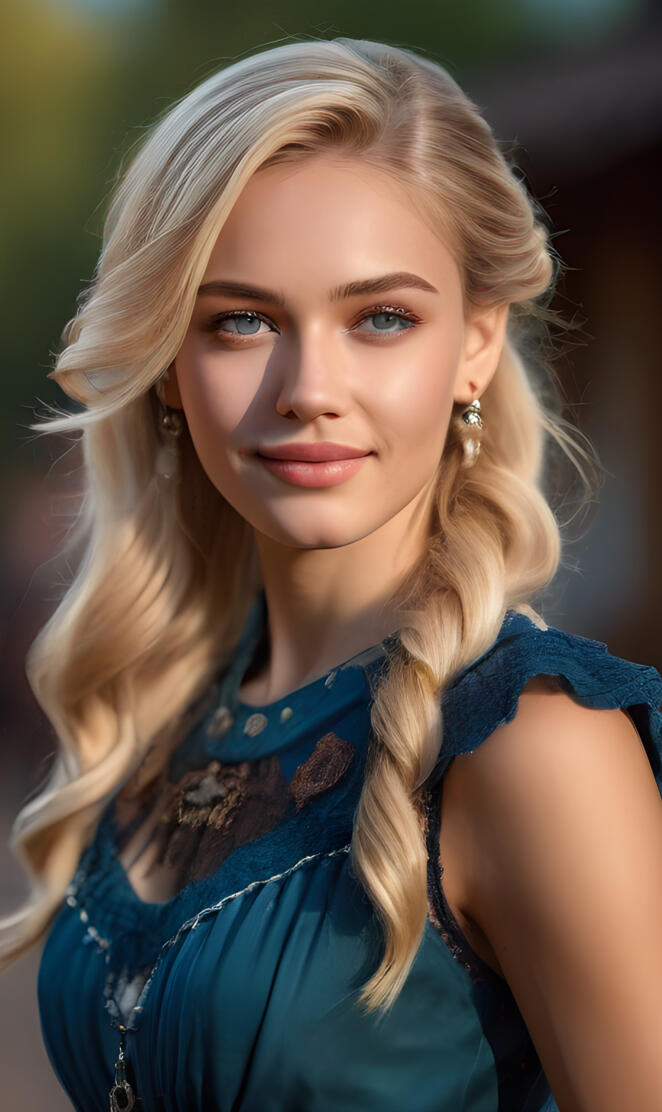 Wild West-a woman with blonde hair