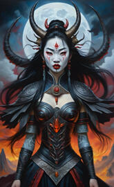 Vampire Demon, Mulan, Halloween