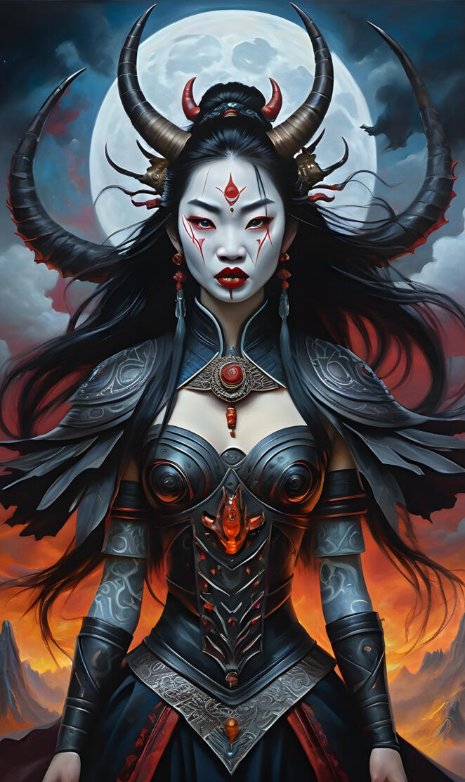 Vampire Demon, Mulan, Halloween