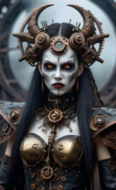 vampire demon queen/steampunk