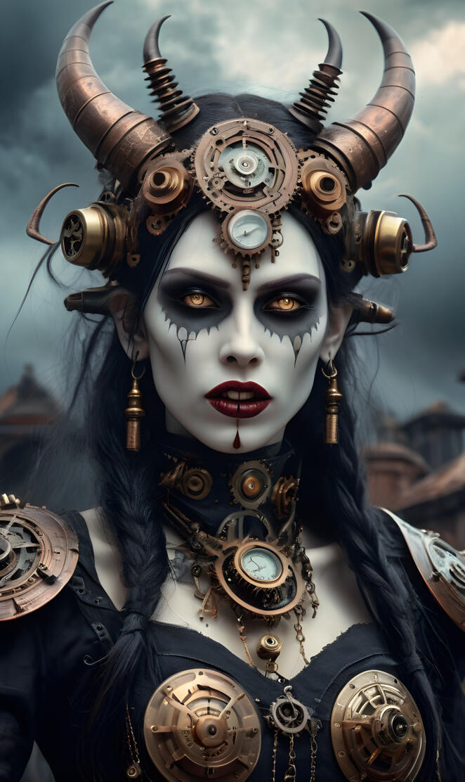 vampire demon queen/steampunk