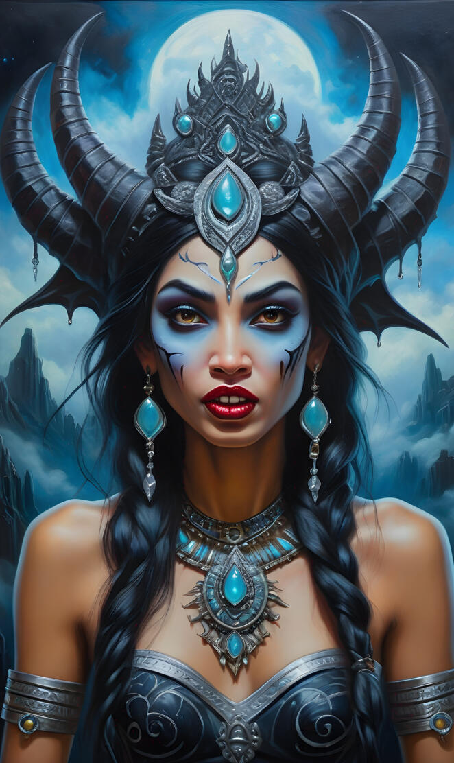 Vampire Demon, Jasmine, Halloween