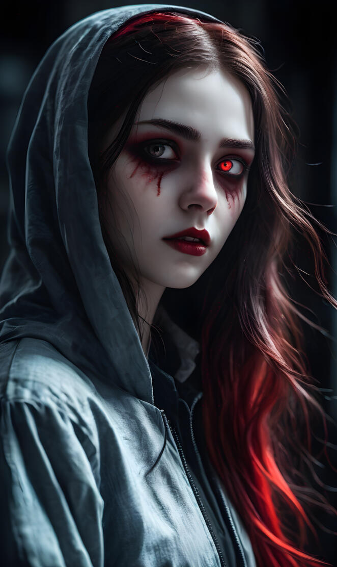 a person with red hair