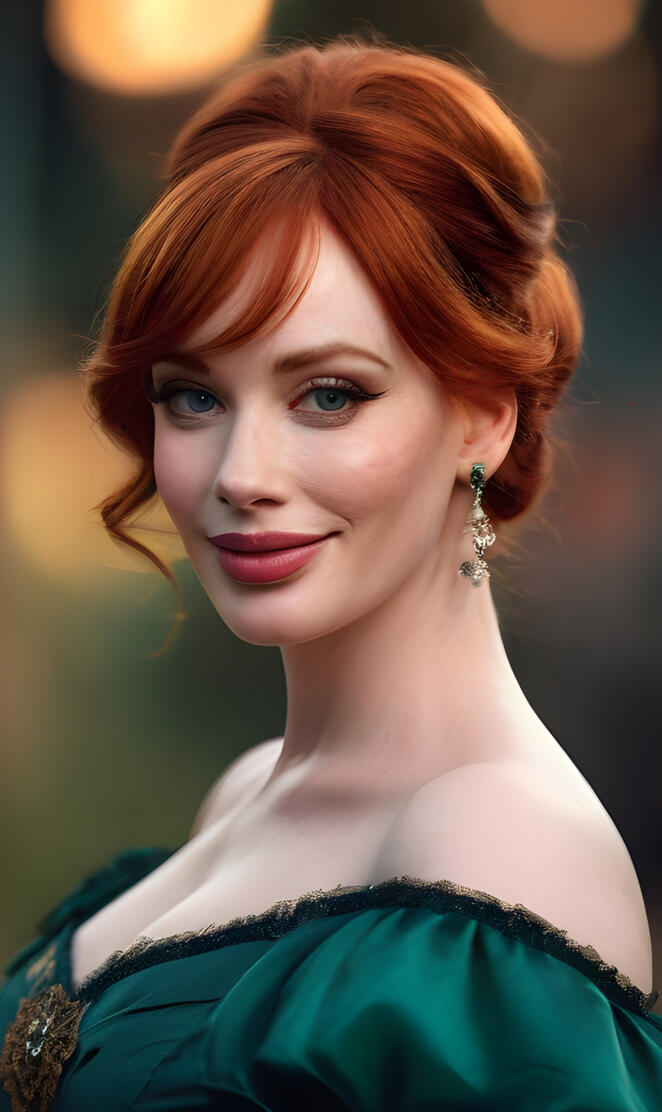 Wild West-a woman with red hair (Christina Hendricks)
