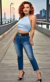 a woman posing for a picture