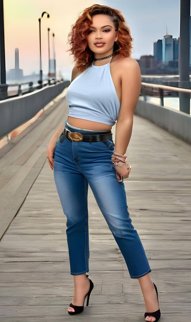 a woman posing for a picture