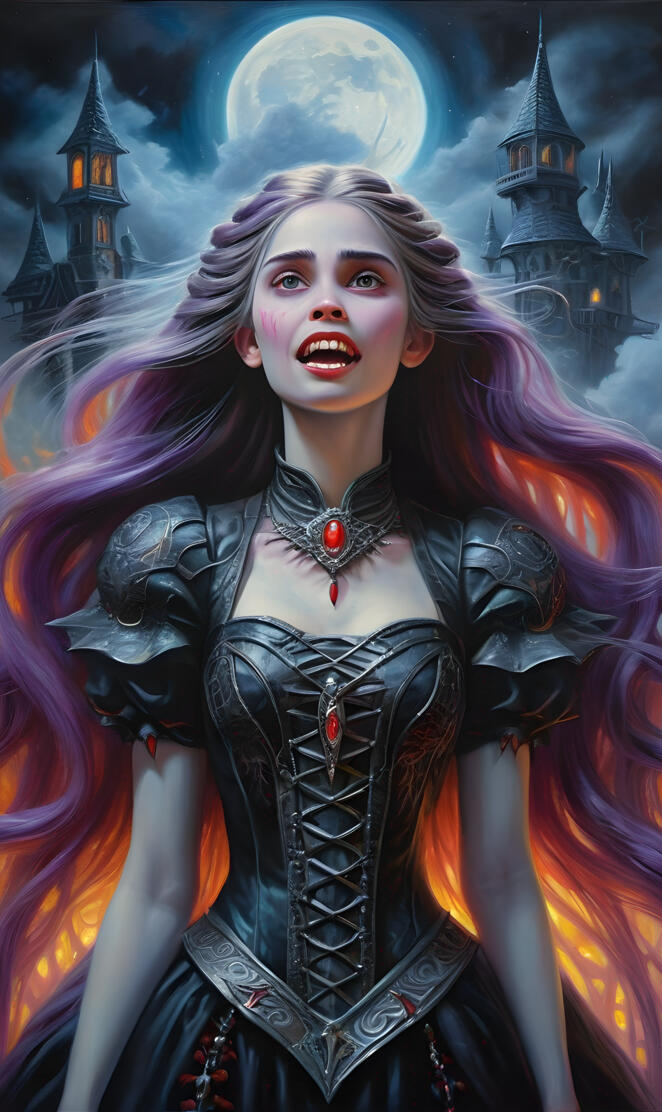 Vampire Demon, Rapunzel, Halloween