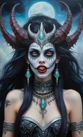 Vampire Demon, Ariel, Halloween