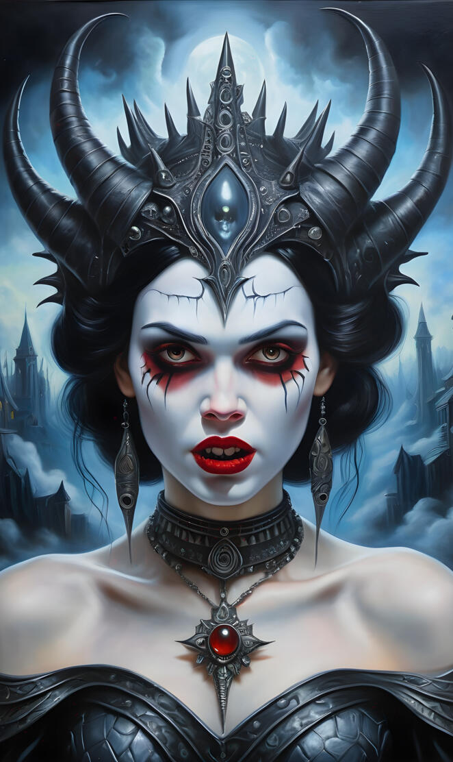 Vampire Demon, Snow White, Halloween