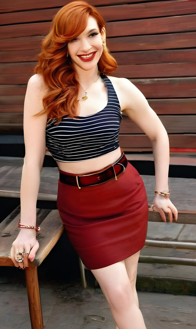 a woman posing for a picture