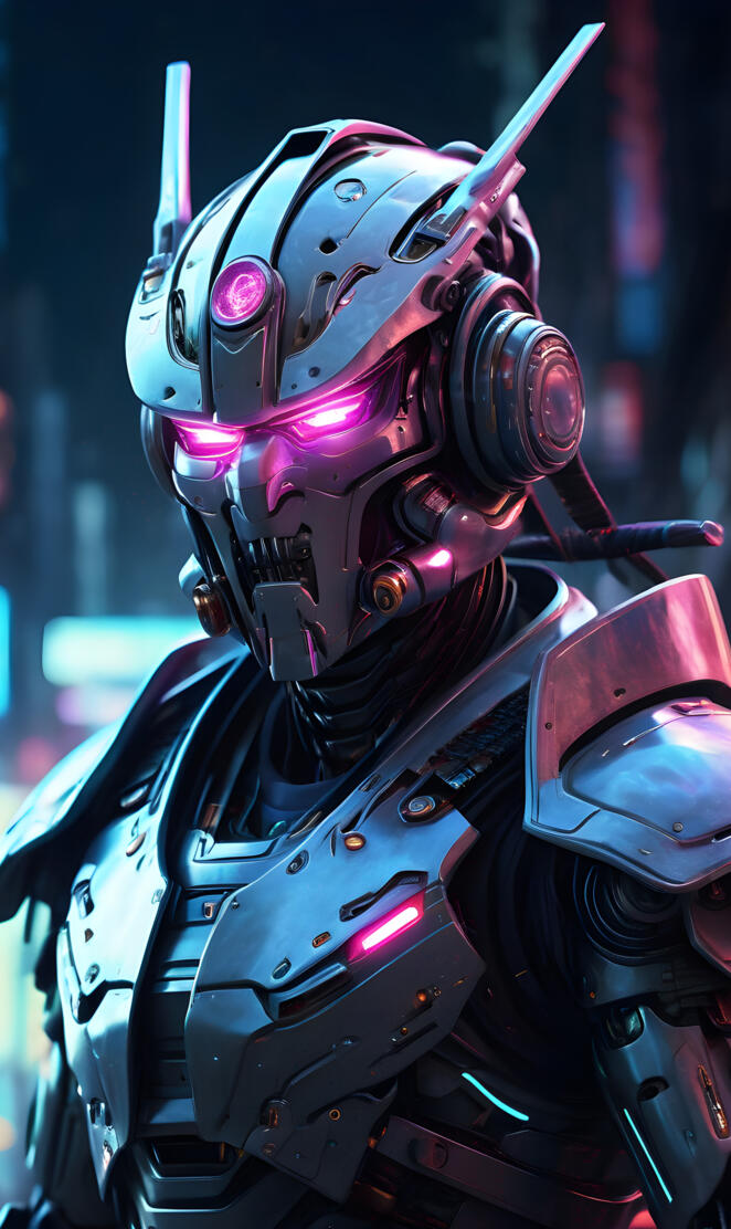 Hyper-realistic, angry robot