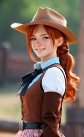 Wild West doll anime