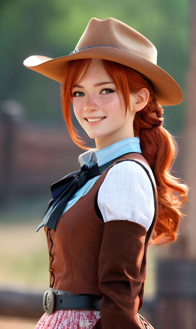 Wild West doll anime