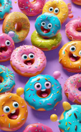 funny yummy doughnuts