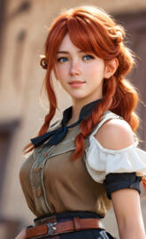 Wild West doll anime