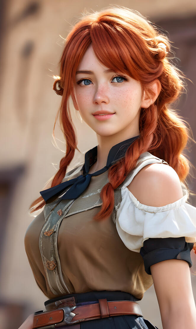 Wild West doll anime