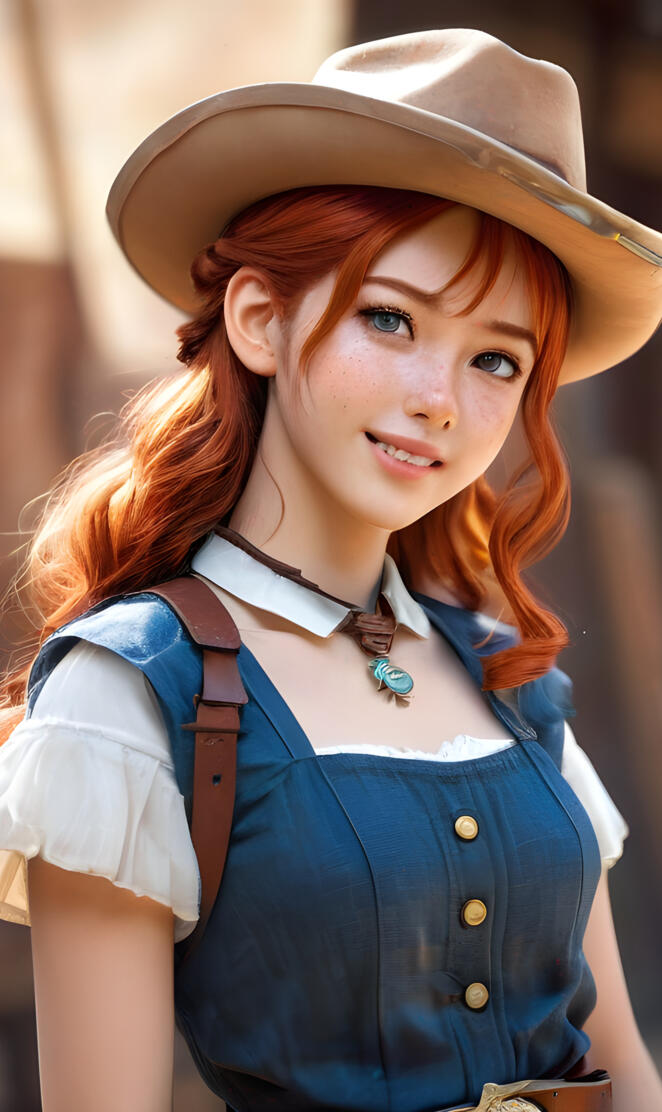 Wild West doll anime