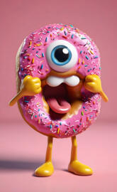 funny yummy doughnuts