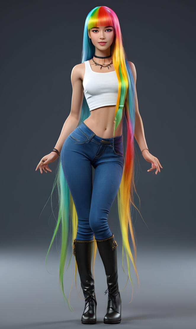 a woman in a garment