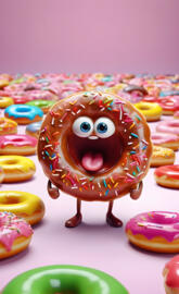 funny yummy doughnuts