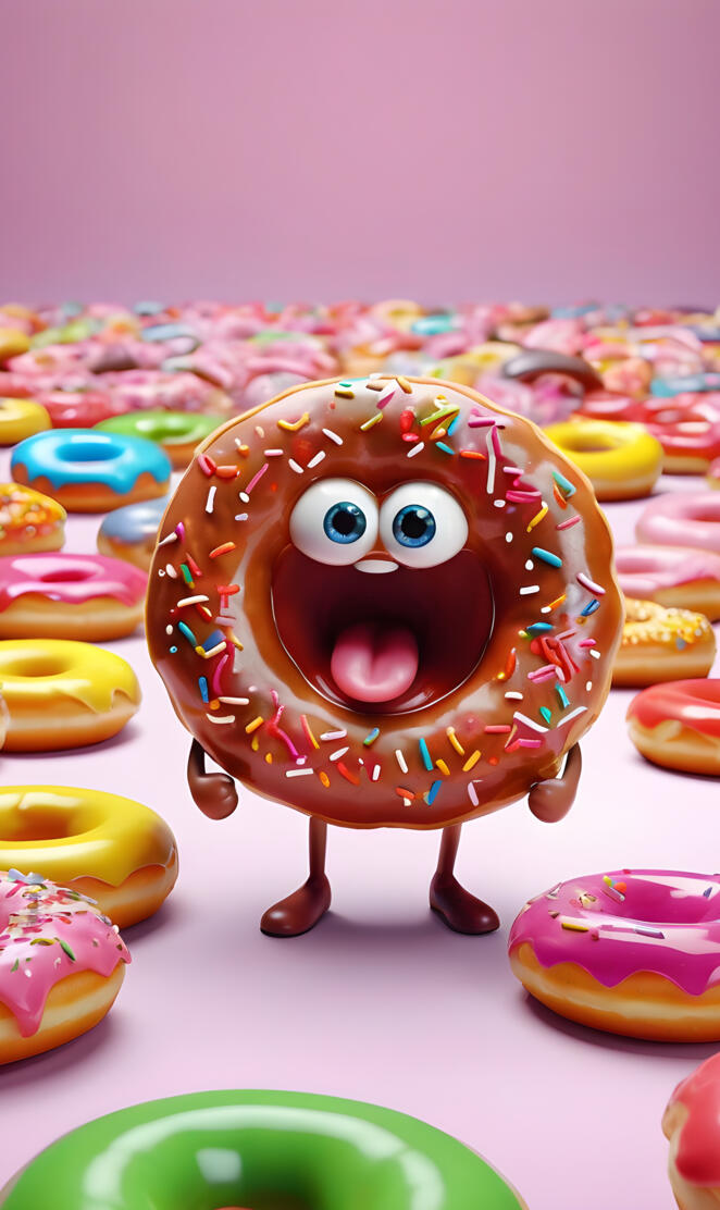 funny yummy doughnuts