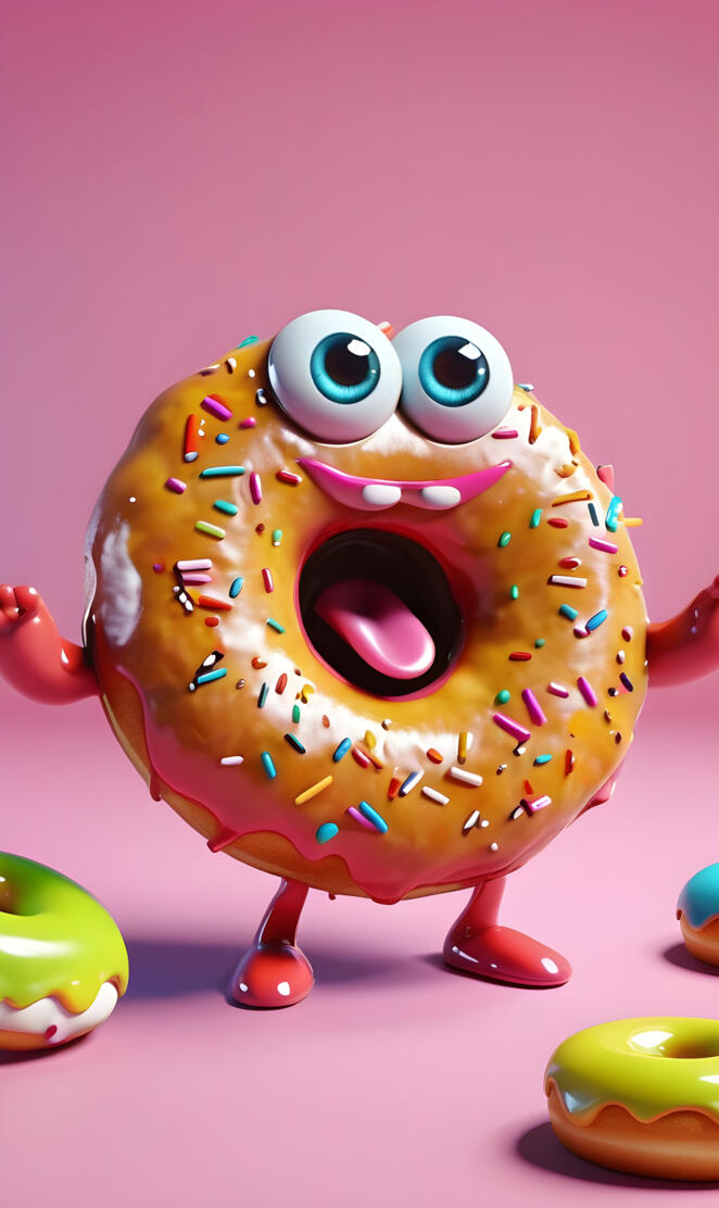 funny yummy doughnuts