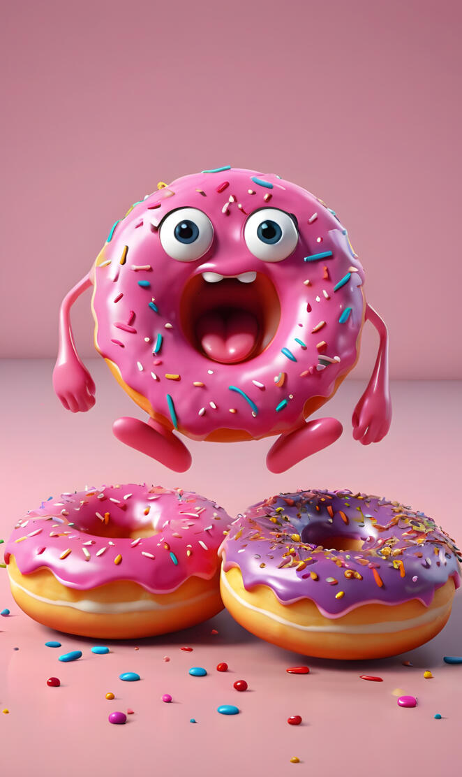 funny yummy doughnuts