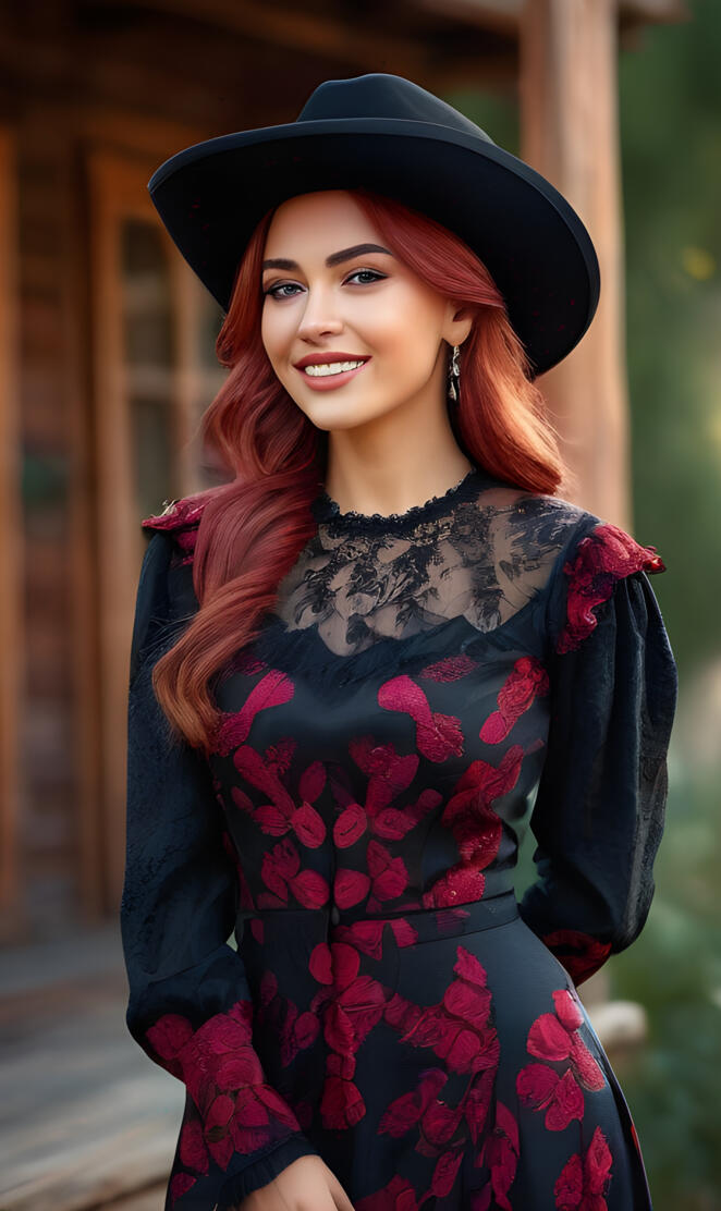 Wild West-a person wearing a hat