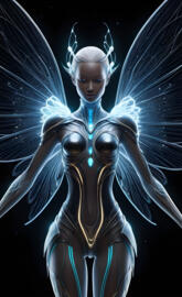 a person in a fairy suit