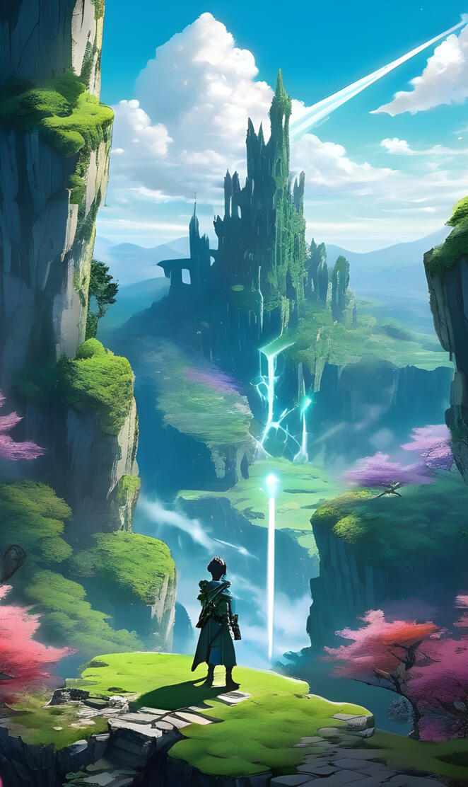 a cartoon of a castle