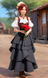 Wild West doll anime