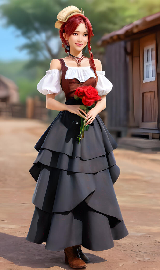 Wild West doll anime