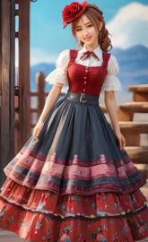 Wild West doll anime
