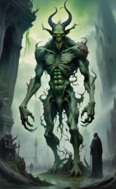 a green alien creature