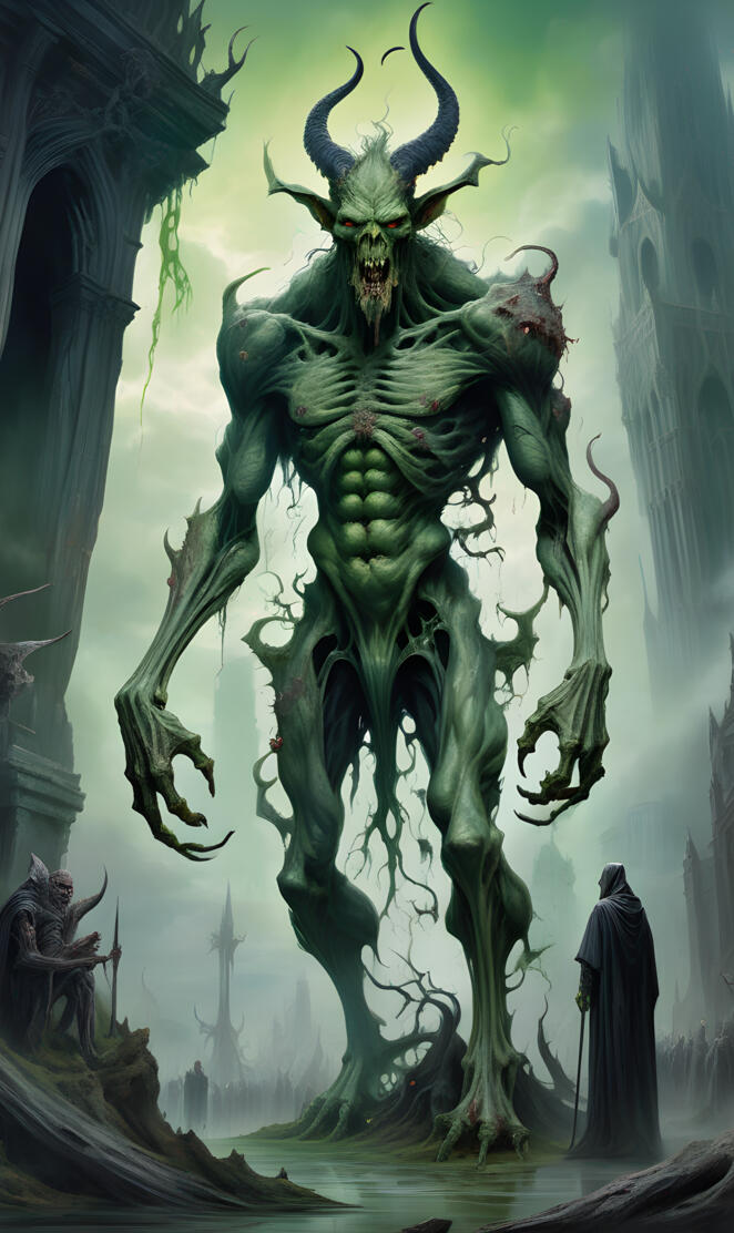 a green alien creature