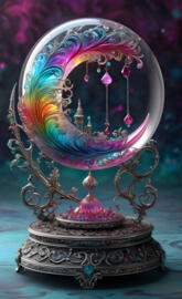 Victorian crystal ball