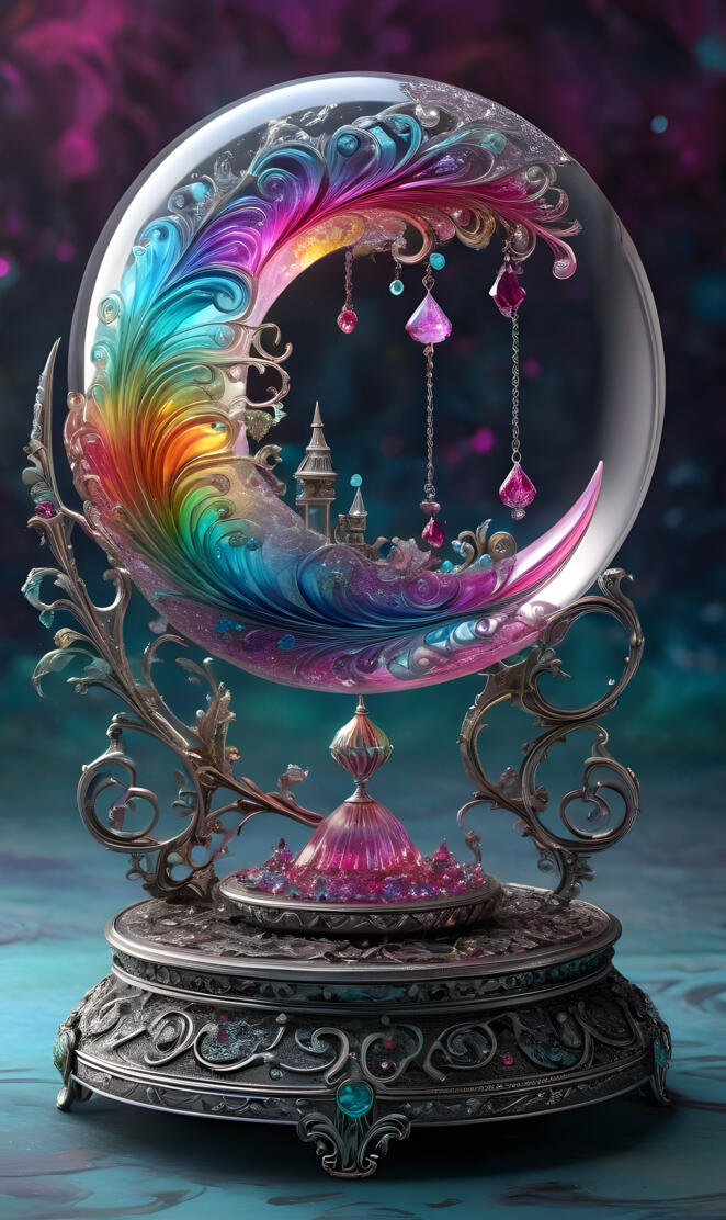 Victorian crystal ball