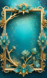 Teal frame 1
