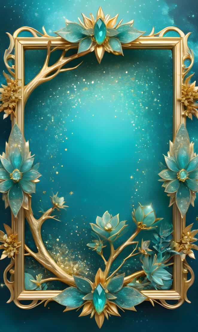 Teal frame 1