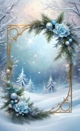 a christmas tree with ornaments and lights