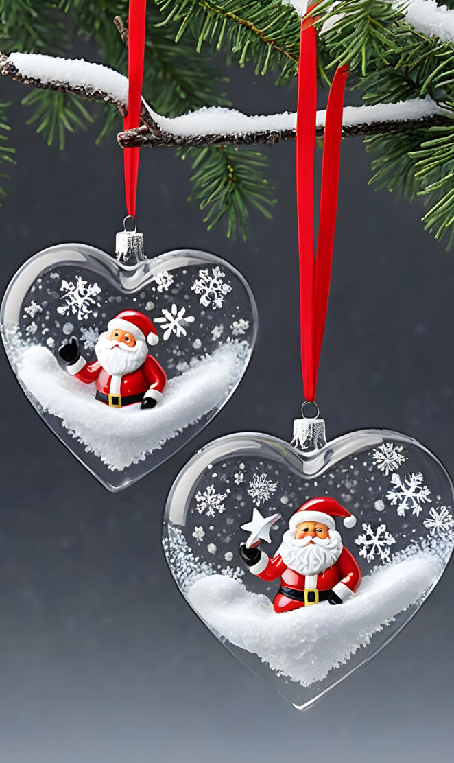 Santa hearts