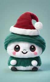 a stuffed animal with a hat