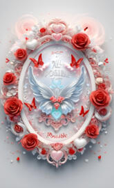 a cake with flowers on it