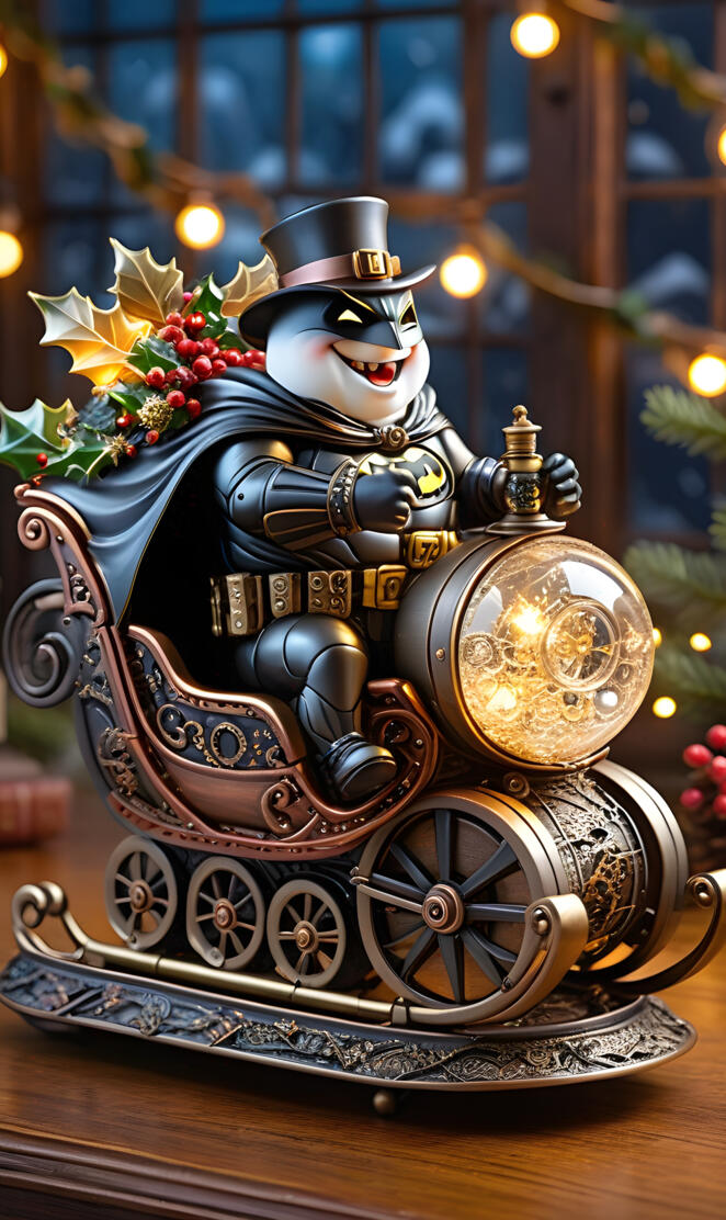 a statue of a person in a carriage with flowers