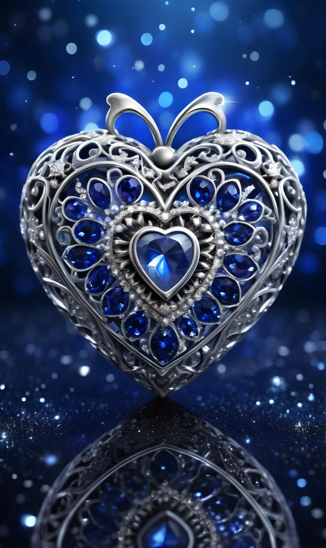 jeweled heart