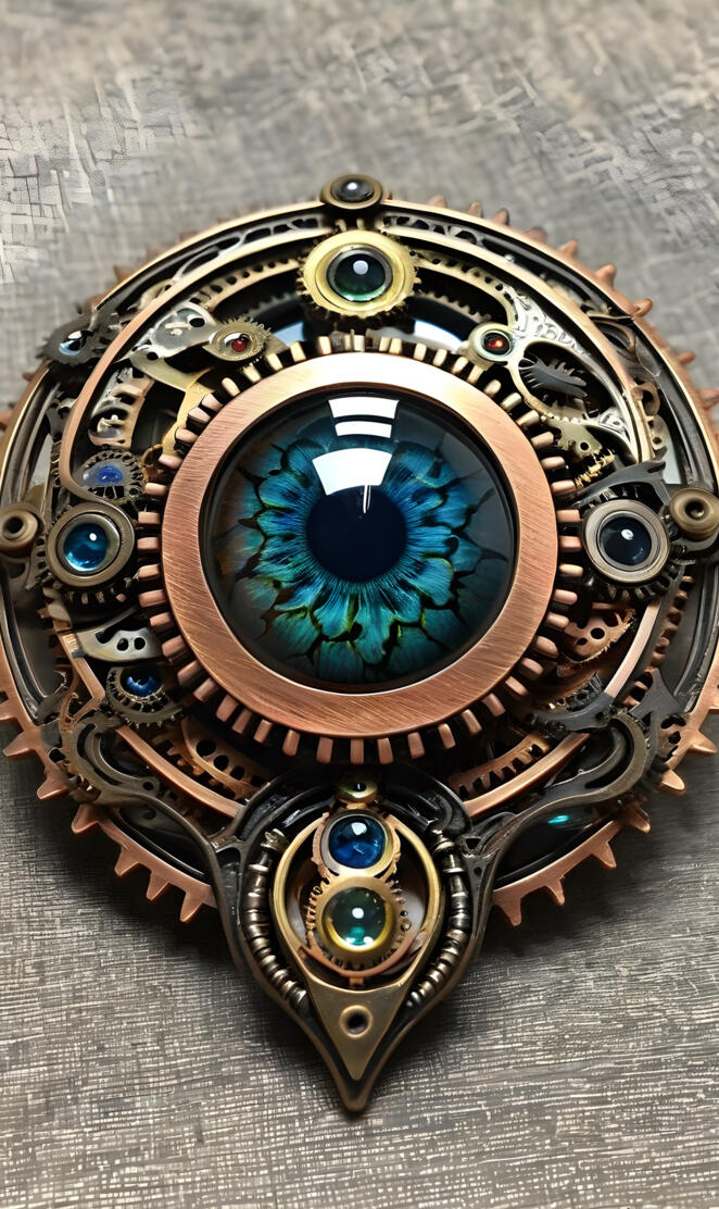 a close up of a gears