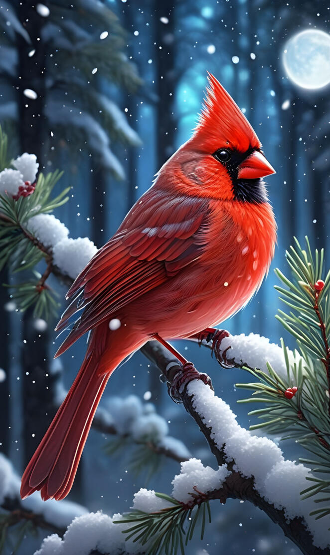 Winter Cardinal